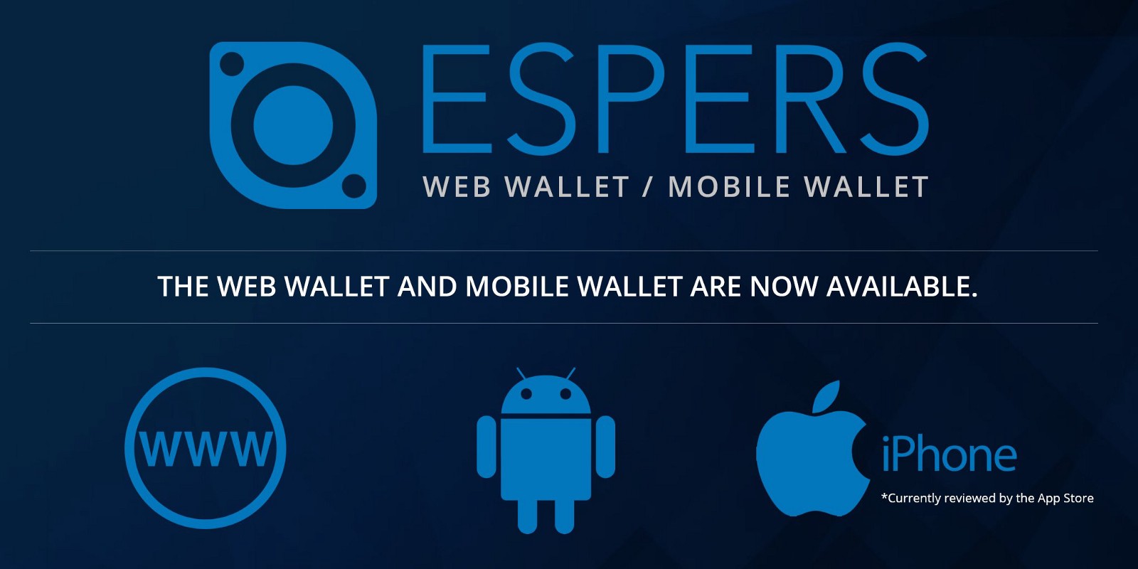 Espers web wallet