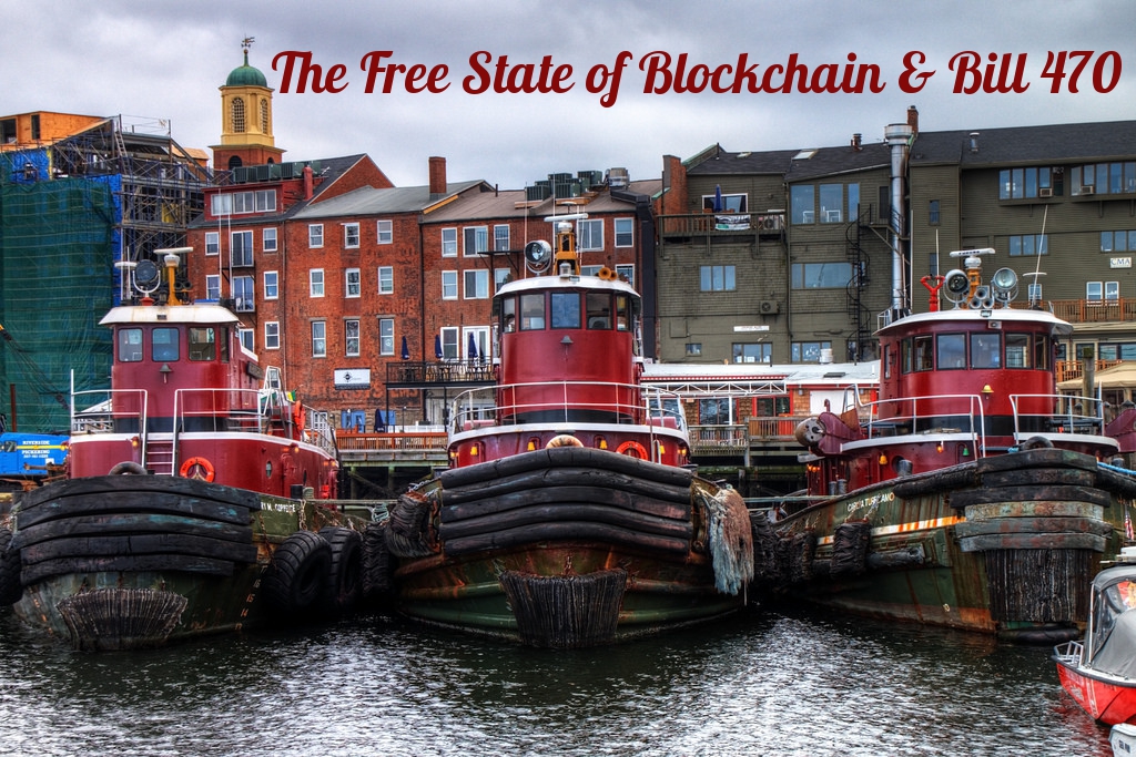 New Hampshire Bill 470 Portsmouth New hampshire blockchain