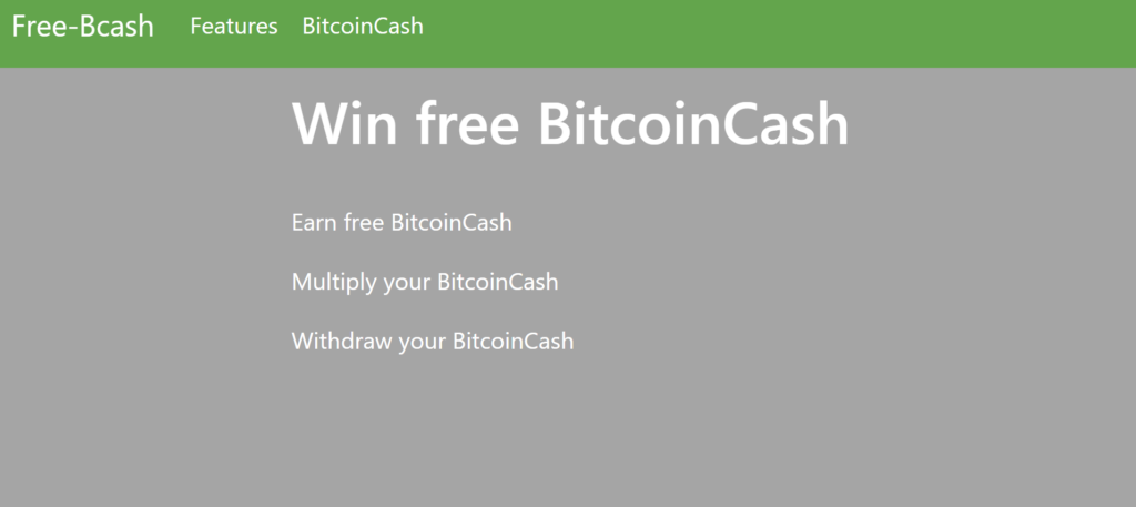 Free-Bcash.com faucet